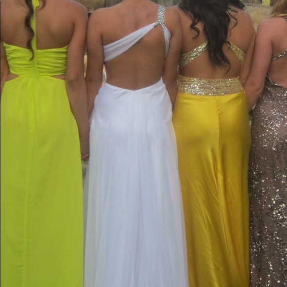 White prom goddess dress - Picture 2 of 7